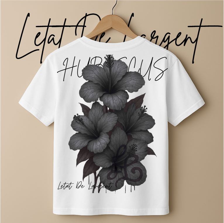 Dark Hibiscus Graphic-T